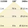 G4 LED 12SMD, 2W, neutralweiß, Pin seitlich
