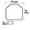 Universal-Push PWM-Dimmer für LED Spots / Stripes, 1 Kanal, 12-24V 8A, 36-48V 6A