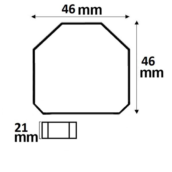 Universal-Push PWM-Dimmer für LED Spots / Stripes, 1 Kanal, 12-24V 8A, 36-48V 6A