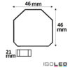 Universal-Push PWM-Dimmer für LED Spots / Stripes, 1 Kanal, 12-24V 8A, 36-48V 6A