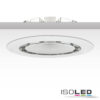 LED Einbaustrahler COB, weiß, 15W, 45°, rund, neutralweiß, dimmbar