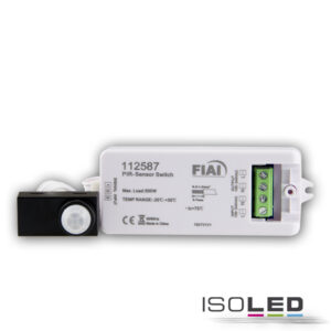 PIR Bewegungsmelder mit Sensorkopf, Erfassung max. 3m, 230V, 500VA