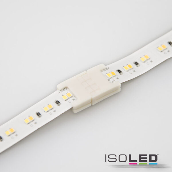 Clip-Verbinder (max. 5A) C2-310 für 3-pol. IP20 Flexstripes mit Breite 10mm, Pitch >8mm