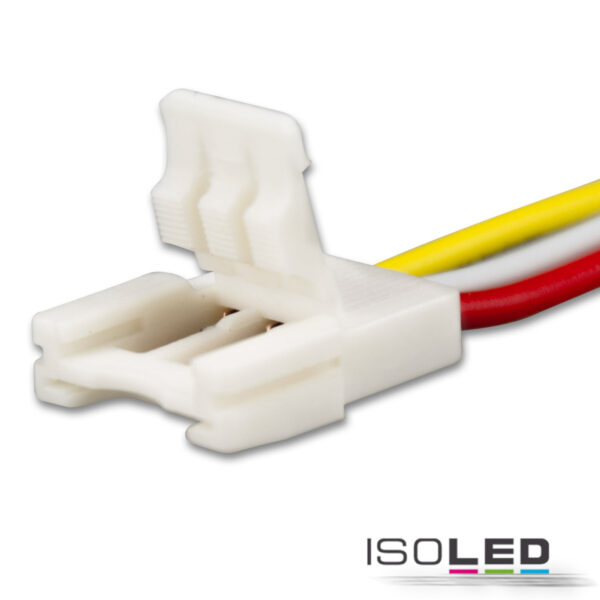 Clip-Kabelanschluss (max. 5A) C2-310 für 3-pol. IP20 Flexstripes mit Breite 10mm, Pitch >8mm