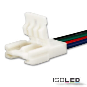 Clip-Kabelanschluss (max. 5A) C2-410 für 4-pol. IP20 Flexstripes mit Breite 10mm, Pitch >8mm