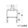 Clip-Kabelanschluss (max. 5A) C2-410 für 4-pol. IP20 Flexstripes mit Breite 10mm, Pitch >8mm