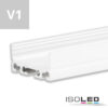 LED Aufbauprofil SURF24 FLAT V1 Aluminium pulverbeschichtet weiß RAL 9010, 200cm