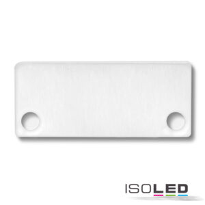 Endkappe EC43 Alu weiß RAL 9010 für SURF/DIVE24 FLAT mit COVER10, 2 STK, inkl. Schrauben