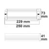 LED PWM-Trafo 24V/DC, 10-200W dimmbar, IP67, SELV