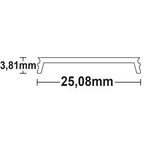 Abdeckung COVER18 klar 200cm für SURF24(FLAT)/DIVE24(FLAT)