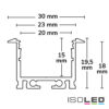 LED Einbauprofil IL-ALU20 eloxiert, 200cm