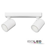 Wand-/Deckenleuchte GU10 Dual, IP20, weiß, exkl. Leuchtmittel