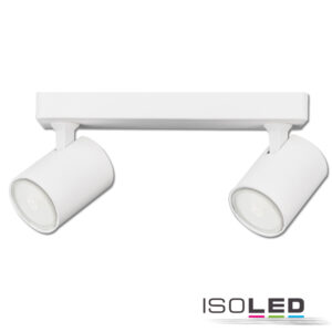 Wand-/Deckenleuchte GU10 Dual, IP20, weiß, exkl. Leuchtmittel