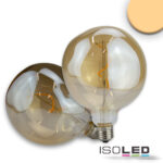 E27 Vintage Line LED Dekobirne 125, 4W ultrawarmweiß, Glas amber, dimmbar