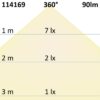 E27 Vintage Line LED Dekobirne 125, 4W ultrawarmweiß, Glas smoky, dimmbar