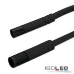 Mini-Plug Verlängerung male-female, 3m, 2x0,75, IP54, schwarz, max. 48V/6A
