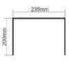 Montagebügel für LED Hallenleuchte MS 250W