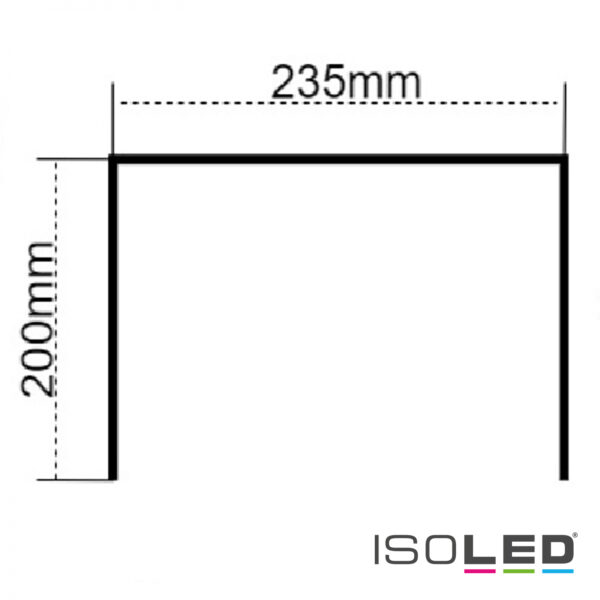 Montagebügel für LED Hallenleuchte MS 250W