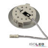 LED Möbeleinbaustrahler MiniAMP silber, 2W, 24V DC warmweiß 3000K, dimmbar