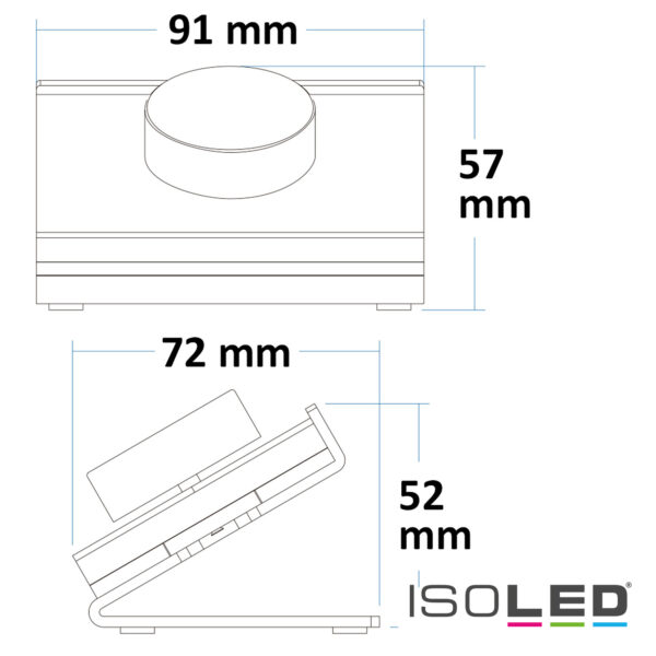 Sys-Pro Single Color 1 Zone Tisch-Fernbedienung, schwarz