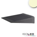 LED SOLAR Wandleuchte mit HF-Bewegungs- u. Helligkeitssensor, 2W, IP54, warmweiß