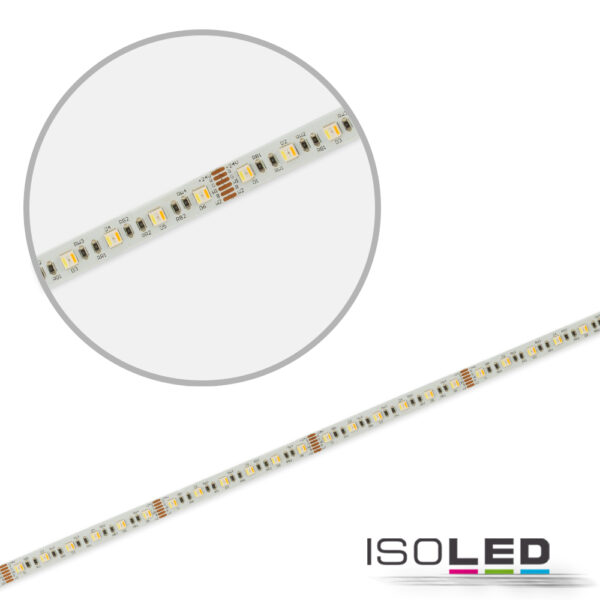 LED SIL RGB+WW+KW CCT Flexband, 24V DC, 19W, IP20, 5in1 Chip, 5m Rolle, 60 LED/m