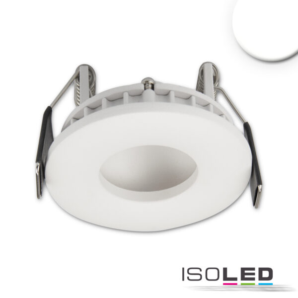 LED Einbauleuchte LUNA MiniAMP 4W, indirektes Licht, 24V DC, weiß, 2700K, dimmbar