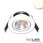 LED Einbauleuchte 68 MiniAMP weiß 5W, 24V DC, 3000K, dimmbar