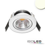 LED Einbauleuchte 68 MiniAMP alu gebürstet 5W, 24V DC, 2700K, dimmbar