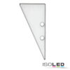 Endkappe EC91 Aluminium weiß RAL 9003 für Profil HIDE TRIANGLE inkl. Schrauben
