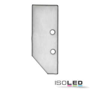 Endkappe EC92 Aluminium eloxiert für Profil HIDE ASYNC inkl. Schrauben