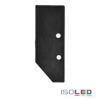 Endkappe EC92 Aluminium schwarz RAL 9005 für Profil HIDE ASYNC inkl. Schrauben