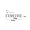 LED HEQ927 Flexband High Bright, 24V DC, 12W, IP20, 2700K, 140 lm/W, 5m Rolle, 160 LED/m