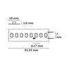 LED HEQ927 Flexband High Bright, 24V DC, 22W, IP20, 2700K, 135 lm/W, 5m Rolle, 240 LED/m
