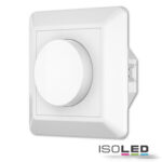 DALI 1 Gruppe Einbau-Dreh Master-Dimmer, weiß, 230V AC oder DALI-Bus Spannung