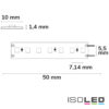 LED CRI Food Flexband Fish, 24V DC, 14,4W, IP20, 5m Rolle, 140 LED/m