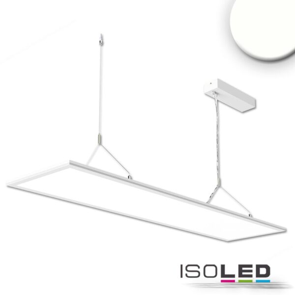 LED Office Hängeleuchte Up&Down, 20W+20W, 30x120cm, weiß, UGR<19, 4000K, DALI dimmbar