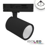 3-Phasen Schienen-Strahler, 35W, 38°, schwarz matt, 4000K, CRI90