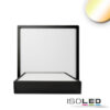 LED Deckenleuchte PRO schwarz, 8W, eckig, 120x120mm, ColorSwitch 2700|3000|4000K, dimmbar