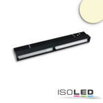 Track48 Wallwasher 22cm schwarz, 12W, 100° asymetrisch, 48V DC, 3000K, CRI90