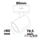 Wand-/Deckenleuchte GU10 Single, IP20, schwarz, mit Ein/Aus- Schalter, exkl. Leuchtmittel