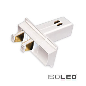 116734_116789_skizze Track48 Multi X Verbinder zum Basismodul, für Aufbauschiene, weiß, max. 6A, 4-polig