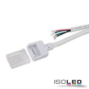 Kontakt-Kabelanschluss 200cm O1-412 für 4-pol. IP68 Flexstripes mit Breite 12mm und Pitch >8mm