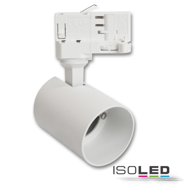 3-Phasen Schienen-Adapter Mini für GU10-Spots, weiß matt