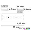LED AQUA930 Linear Flexband, 24V DC, 10W, IP68, 3000K, 5m Rolle, 240 LED/m