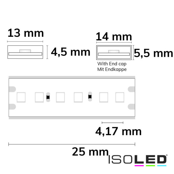 LED AQUA930 Linear Flexband, 24V DC, 10W, IP68, 3000K, 5m Rolle, 240 LED/m
