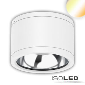 LED Deckenaufbaustrahler IP65, weiß, 25W, ColorSwitch 3000|4000|5000K, dimmbar