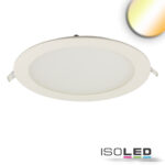 LED Downlight, 18W, rund ultraflach weiß, 225mm, ColorSwitch 3000|3500|4000K, dimmbar