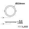 LED Downlight, 18W, rund ultraflach weiß, 225mm, ColorSwitch 3000|3500|4000K, dimmbar