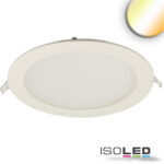 LED Downlight, 24W, rund ultraflach weiß, 300mm, ColorSwitch 3000|3500|4000K, dimmbar